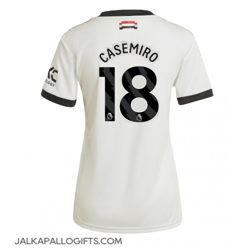 Manchester United Casemiro #18 Kolmaspaita Naiset 2024-25 Lyhythihainen